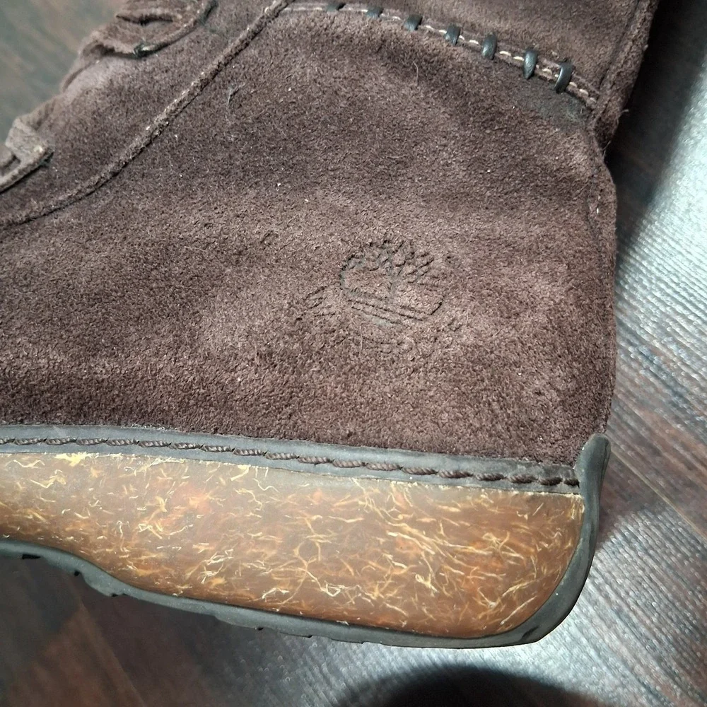 Timberland Earth Keepers Granby Brown Lined Suede‎ boots Waterproof Women's 7 M